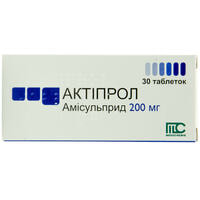 Актипрол таблетки по 200 мг №30 (3 блистера х 10 таблеток)