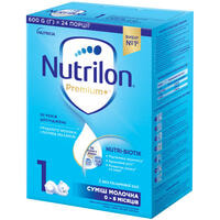 Смесь сухая молочная Nutrilon 1 Premium+ с постбиотиками от 0 до 6 месяцев 600 г
