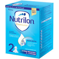 Суміш суха молочна Nutrilon 2 Premium+ з постбіотиками від 6 до 12 місяців 1000 г
