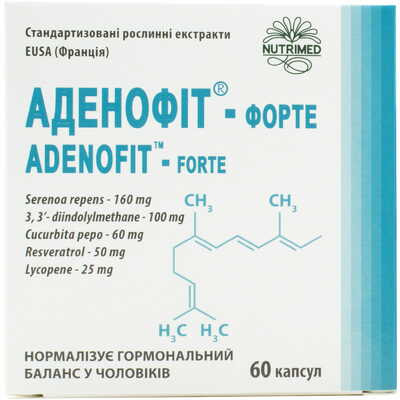 Аденофит-Форте капсулы №60 (6 блистеров х 10 капсул)