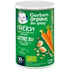 Снеки Nestle Gerber Organic Nutripuffs Морква та апельсини пшенично-вівсяні 35 г