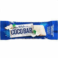 Батончик глазурований Coco Bar кокосовий у білій глазурі 40 г