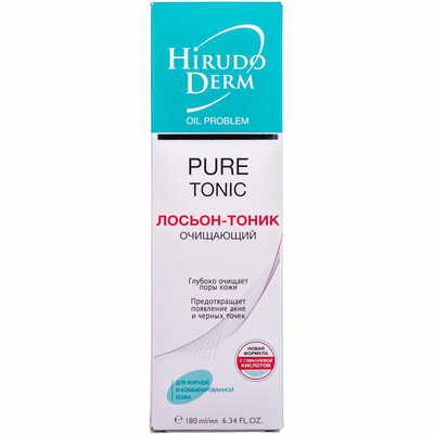 Лосьйон-тонік для обличчя Hirudo Derm Oil Problem Pure Tonic очищуючий 180 мл