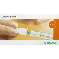 Голки для інсулінових шприц-ручок Omnican Fine розміру 31G 0,25 x 8 мм 100 шт.