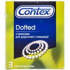 Презервативы Contex Dotted с точками 3 шт.