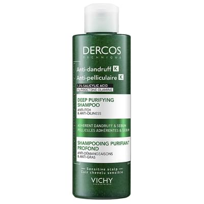 Шампунь-скраб Vichy Dercos для глубокого очищения кожи головы и волос против стойкой перхоти 250 мл