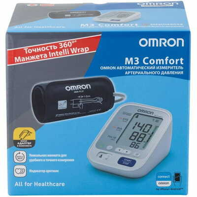 Тонометр Omron M3 Comfort HEM-7134-ALRU автоматичний + адаптер