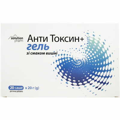 Анти Токсин+ со вкусом вишни гель д/внут. прим. по 20 г №20 (саше)