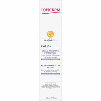 Крем для обличчя Topicrem Calm+ SPF 50+ захисний заспокійливий 40 мл