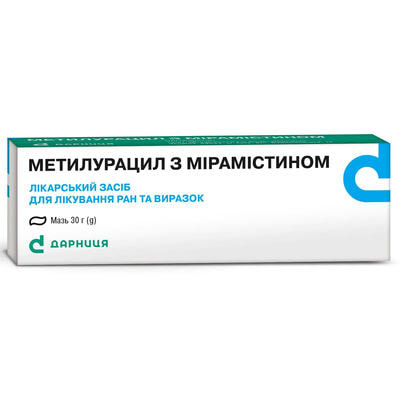 Метилурацил с мирамистином мазь по 30 г (туба)