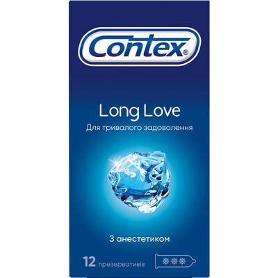 Презервативи Contex Long Love 12 шт.