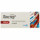 Липстер таблетки по 400 мг №20 (2 блистера х 10 таблеток)