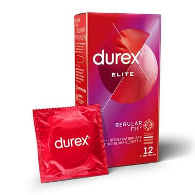 Презервативи Durex Elite Regular Fit 12 шт.