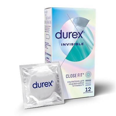 Презервативи Durex Invisible 12 шт.