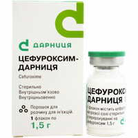 Цефуроксим-Дарница порошок д/ин. по 1,5 г (флакон)