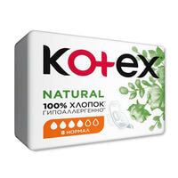 Прокладки гігієнічні Kotex Natural Нормал 8 шт.