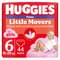Підгузки-трусики Huggies Pants для дівчаток розмір 6, 15-25 кг, 44 шт. NEW