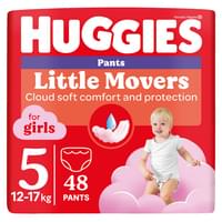 Купити Підгузки-трусики Huggies Pants для дівчаток розмір 5, 12-17 кг, 48 шт. Підгузки-трусики Huggies Pants для дівчаток розмір 5, 12-17 кг, 48 шт.