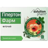 ГіпертонФарм Solution Pharm фіточай по 1,5 г №20 (фільтр-пакети)