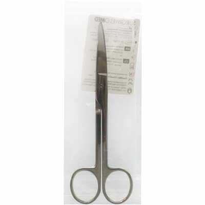 Ножиці операційні Surgiwelomed 20.1756 із двома гострими кінцями вигнуті довжина 17 см