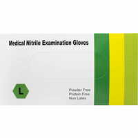 Перчатки смотровые Medical Gloves нитриловые нестерильные неприпудренные размер L пара
