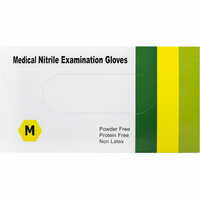 Рукавички оглядові Medical Gloves нітрилові нестерильні неприпудрені розмір M пара
