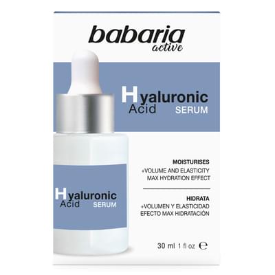 Сироватка для обличчя Babaria з гіалуроновою кислотою 30 мл