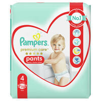 Подгузники-трусики Pampers Premium Care Pants размер 4, 9-15 кг, 22 шт.
