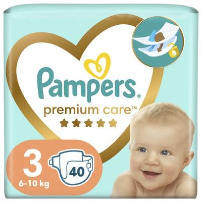 Подгузники Pampers Premium Care Midi размер 3, 6-10 кг, 40 шт.