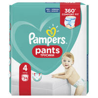 Підгузки-трусики Pampers Pants Maxi розмір 4, 9-15 кг, 24 шт.