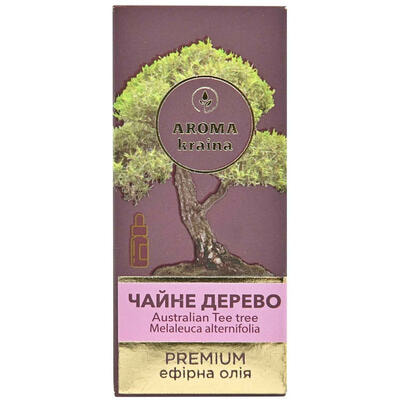 Масло эфирное Aroma Kraina Premium Чайное дерево 10 мл