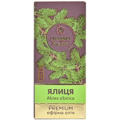 Масло эфирное Aroma Kraina Premium Пихта 10 мл