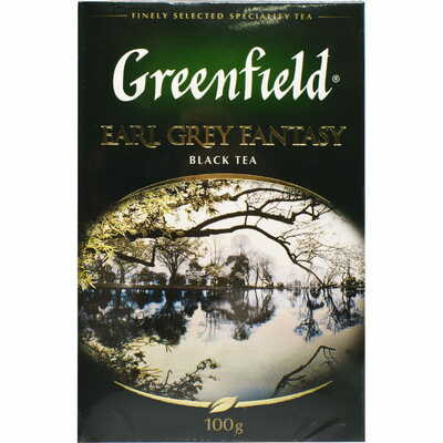 Чай чорний Greenfield Earl Grey Fantasy байховий листовий 100 г