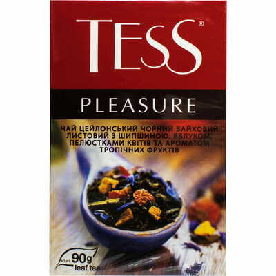 Чай черный Tess Pleasure цейлонский байховый листовой 90 г