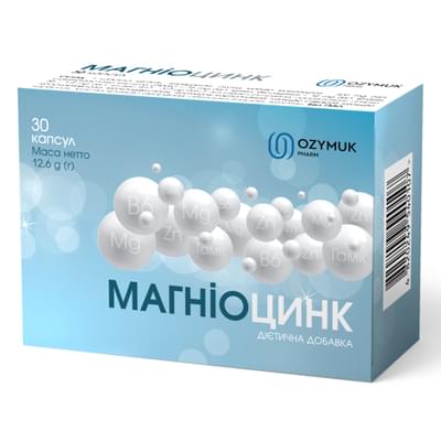 Магніоцинк капсули №30 (3 блістери х 10 капсул)