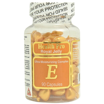 Комплекс для обличчя та шиї Healthpro Royal Jelly з маточним молочком і вітаміном Е в капсулах 90 шт.