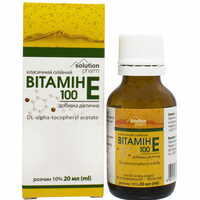 Вітамін Е 100 класичний розчин олійн. орал. 10% по 20 мл (флакон)