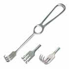 Крючок хирургический Surgiwelomed 26-3053 по Kocher 3 зубца острый длина 22 см