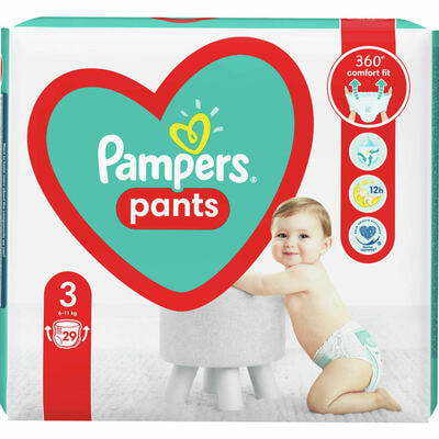 Підгузки-трусики Pampers Pants Midi розмір 3, 6-11 кг, 29 шт.