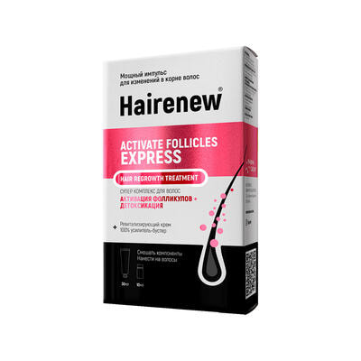 Комплекс для волос Hairenew Экспресс-активация фолликулов 30 мл + 10 мл