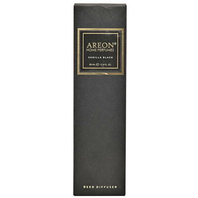 Аромадиффузор Areon Home Perfume Black Черная ваниль 85 мл