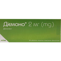 Діємоно таблетки по 2 мг №28 (блістер)