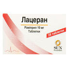 Лацеран таблетки по 10 мг №28 (4 блистера х 7 таблеток)