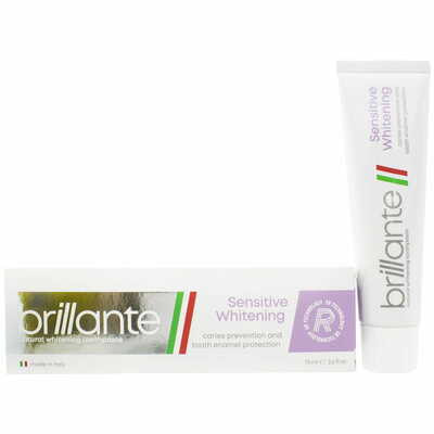 Зубная паста Brillante Sensitive Whitening профилактика кариеса 75 мл