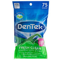 Флосс-зубочистки Dentek освіжаюче очищення 75 шт.