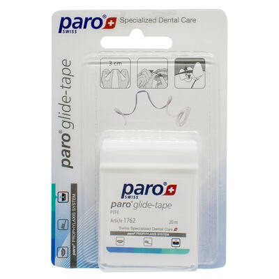 Зубна стрічка Paro Glide-tape тефлонова 20 м