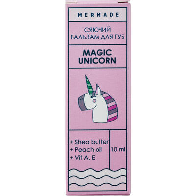 Бальзам для губ Mermade Magic Unicorn сяючий 10 мл