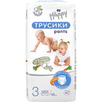 Подгузники-трусики Bella Happy Baby Midi размер 3, 6-11 кг, 48 шт.