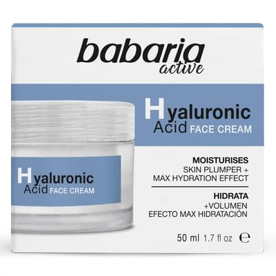 Крем для обличчя Babaria з гіалуроновою кислотою 50 мл