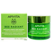 Гель-бальзам для лица Apivita Bee Radiant ночной для разглаживания и восстановления кожи 50 мл